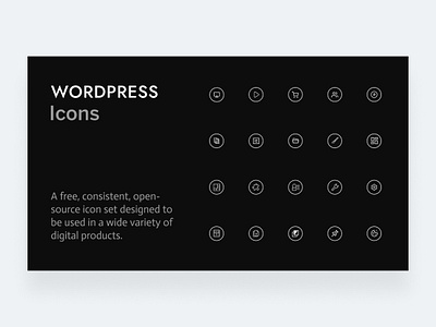 WordPress Useful Icon Pack icon icon pack icons wordpress wordpress icon