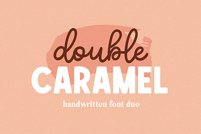 Double Caramel Font Duo app branding design graphic design illustration logo typography ui ux vector