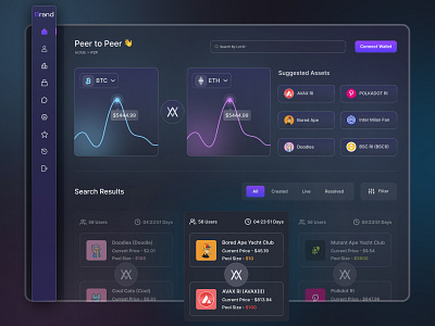 P2P Dashboard admin dashboard admin theme binance bitcoin blockchain dashboard concept crypto crypto dashboard crypto wallet cryptocurrency dark mood dashboard design design design ideas marketplace nft dashboard p2p ui user dashboard ux