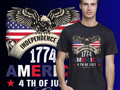 4th of July Independence Day T-Shirt Design 4th of july t shirt design america american t shirt celebration design freedom graphic design holiday independence day outwear retro shirt shirt desgn shirt design t shirt t shirt design tshirt us us t shirt design vintage