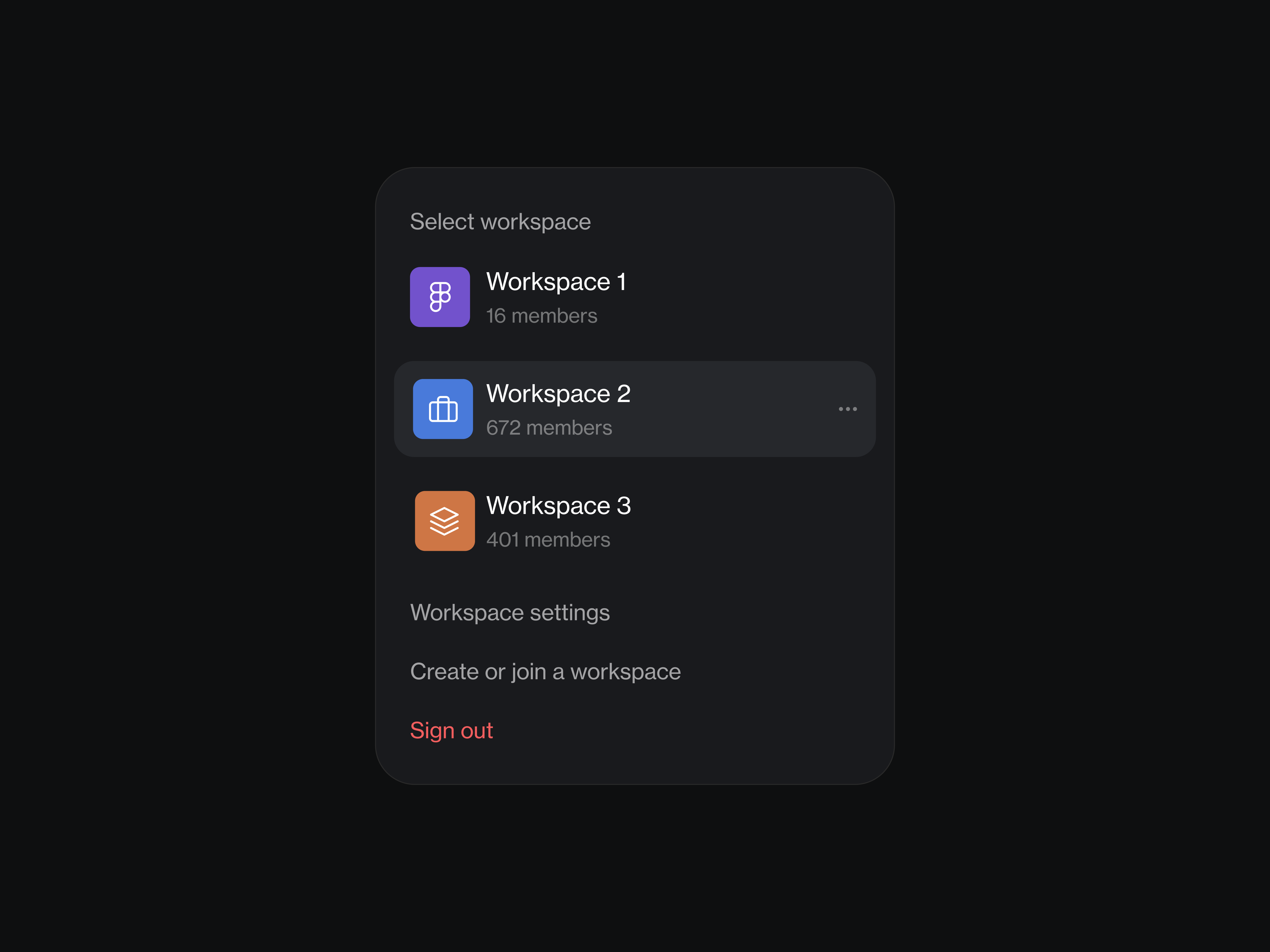 Overlay app dark mode highlight interaction design minimal modern product management ui ux web design webdesign workspace