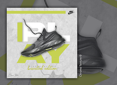 Nike shoes branding advertisement design graphic design nike