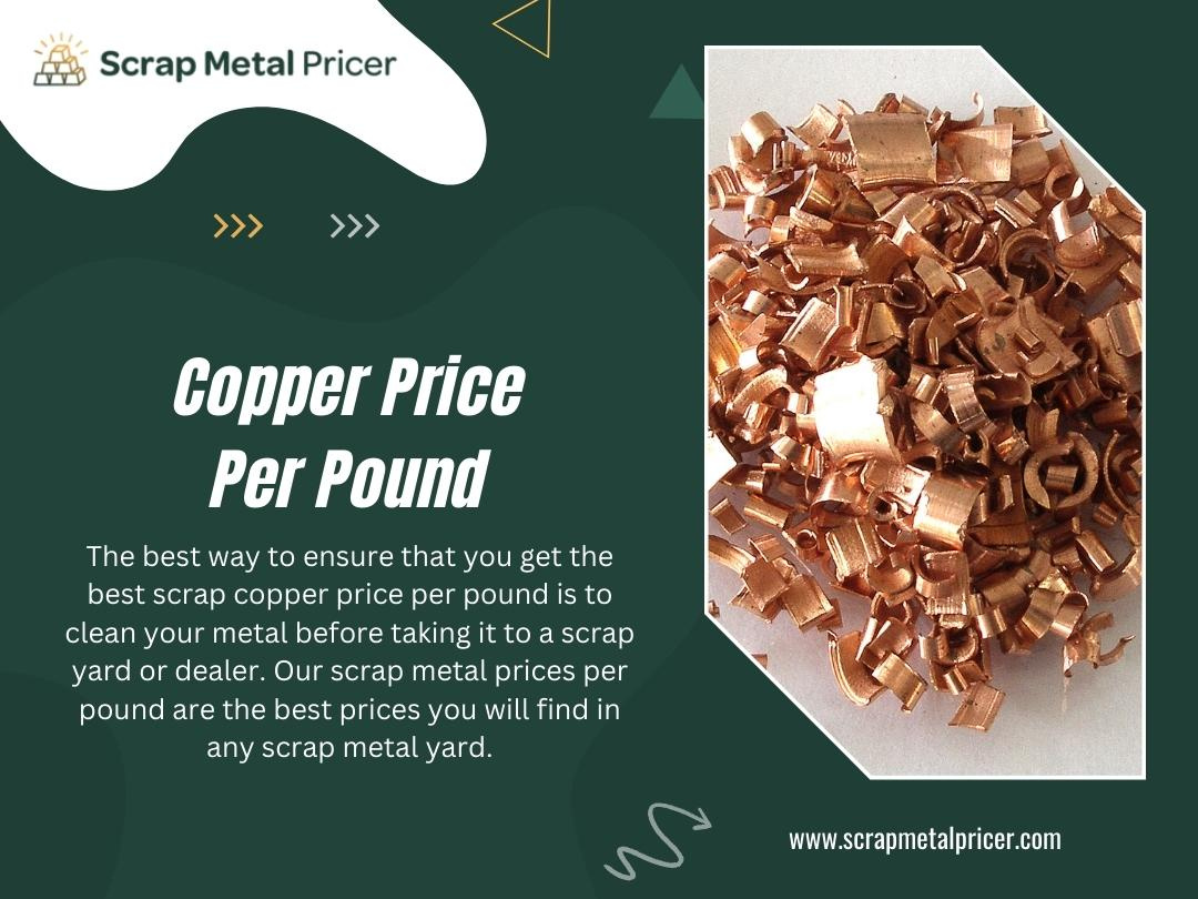 Copper Price Per Pound by SCRAP METAL PRICER on Dribbble