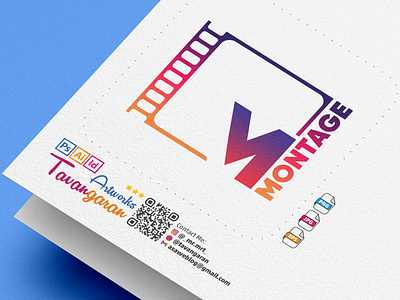 Montage Video Editing Group companylogo design illustration logo logodesign montage montagelogo vector video videologo