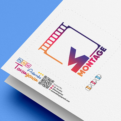 Montage Video Editing Group companylogo design illustration logo logodesign montage montagelogo vector video videologo