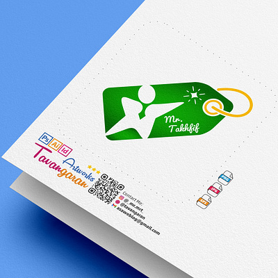 Mr Takhfif Shop Logo companylogo design illustration logo logodesign offerlogo offlogo shop shoplogo vector