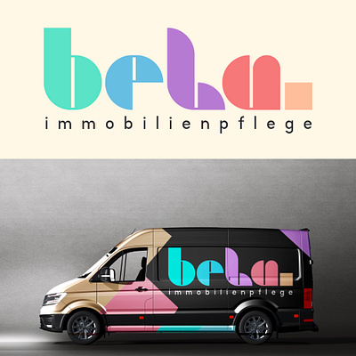 Cleaning & maintenance company logo and vehicle design 2d design branding colourful graphic design logo procreate typography vehcicle