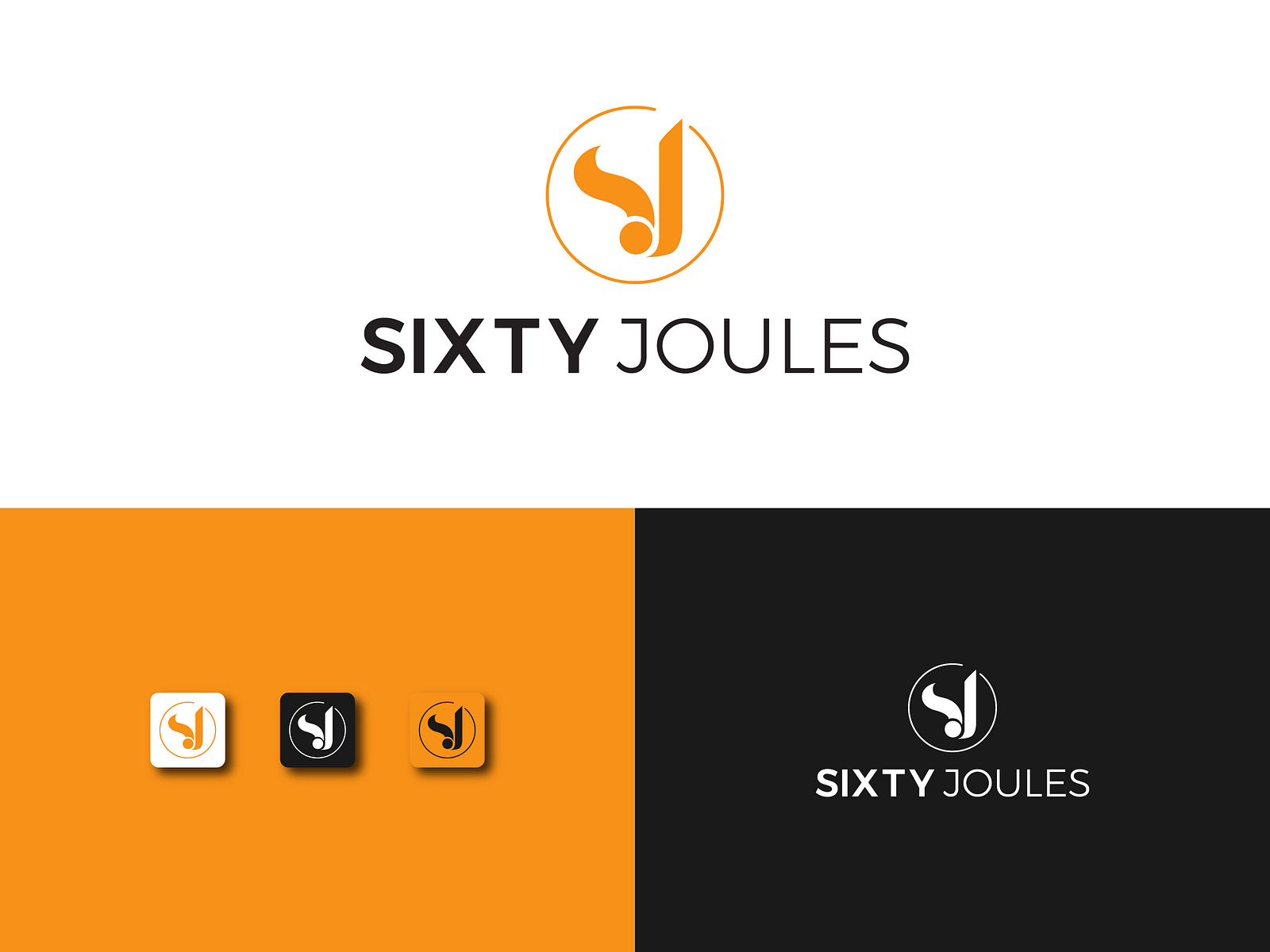 Sixty Joules - Logo design by Md. Ehsanul Huq on Dribbble