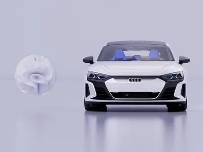 Interaction of two technologies 3d ae agency ai animation artificial intelligence audi auto branding c4d car design illustration innovations interaction motion graphics promo technology ui ux