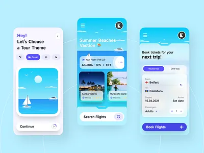 Airline App Booking Trip branding graphic design ui