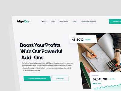Algoco. Landing Page 3d animation app branding design flat graphic design illustration logo motion graphics ui ux web