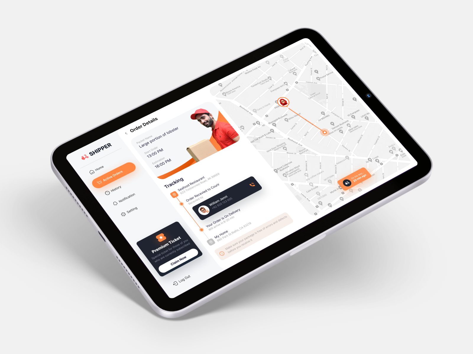 Food Delivery Dashboard dashboard delivery food
