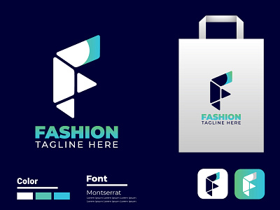 F latter logo brand identity f f latter logo fsahion