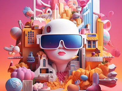 HoloDrip - Blending the reality and imagination 3d 3d art 3d design ai ar augmented reality imagination mr tech world virtual reality vr xr