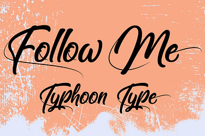 Follow Me font calligraphic