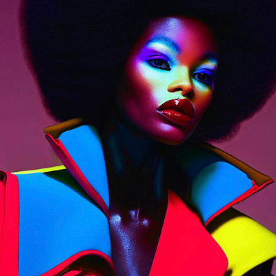 Afrofuturist: Exploring Identity Through Color and Style design graphic design illustration photography portrait