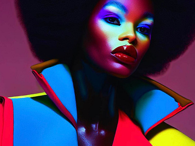 Afrofuturist: Exploring Identity Through Color and Style design graphic design illustration photography portrait