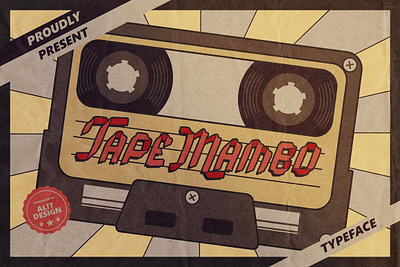 Tape Mambo Typeface app branding design graphic design illustration logo typography ui ux vector