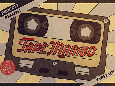 Tape Mambo Typeface app branding design graphic design illustration logo typography ui ux vector