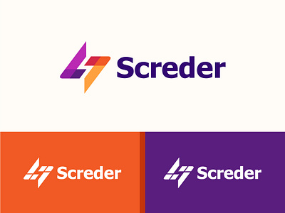 Screder Logo Design. brandidentity branding colorful creative design fintech graphic design icon logo logodesign logodesigner logoinspiration logomaker logomark logos modern multicolor s ss visualidentity