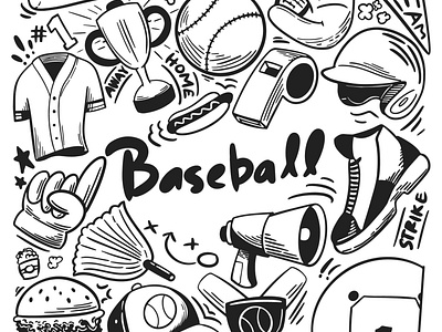 baseball vector free download