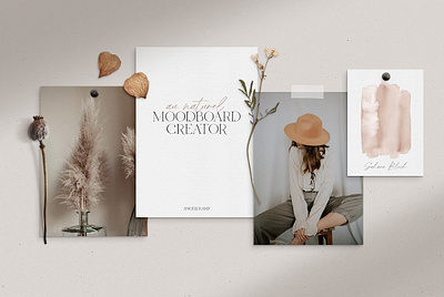 Moodboard mockup scene creator board