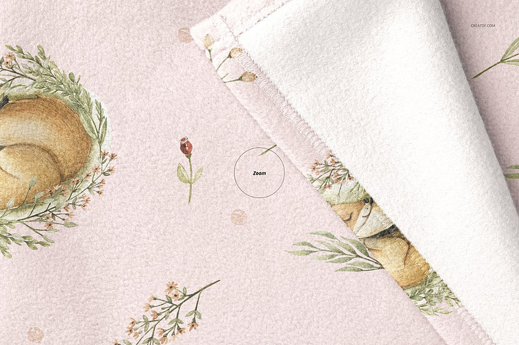 Fleece Baby Blanket (Shawl) Mockup by Official CreativeStore on Dribbble