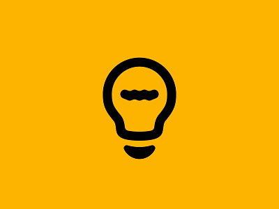 Lighbulb branding bright electricity idea knowledge light lightbulb logo mark minimal simple