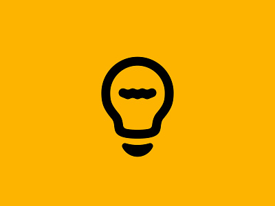 Lighbulb branding bright electricity idea knowledge light lightbulb logo mark minimal simple