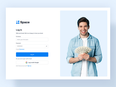 Space Figma Design System | Login Screen design system design system download design system for saas figma design system figma uikit free design system login pro design system signin simple design system space design