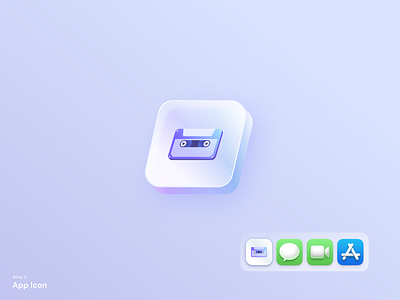 Day 05 - App Icon | 100 days UI challenge 100daysuichallenge app branding design figma illustration logo ui vector web design