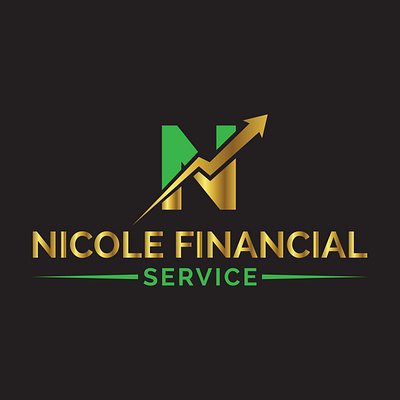 Financial logo cartoon