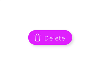 Delete Button after effects animation button clean click and hold css design figma interaction interface mini interaction muzli trash can ui ux web