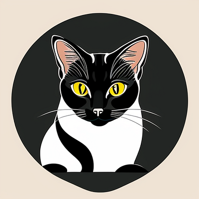 cat logo cat illustration logo vector