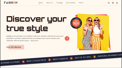 Fashion design fashion fashionwebsite landingapp ui uiuxdesign