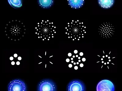 Particle animation design 3d animation illustrations logo motion graphics particle