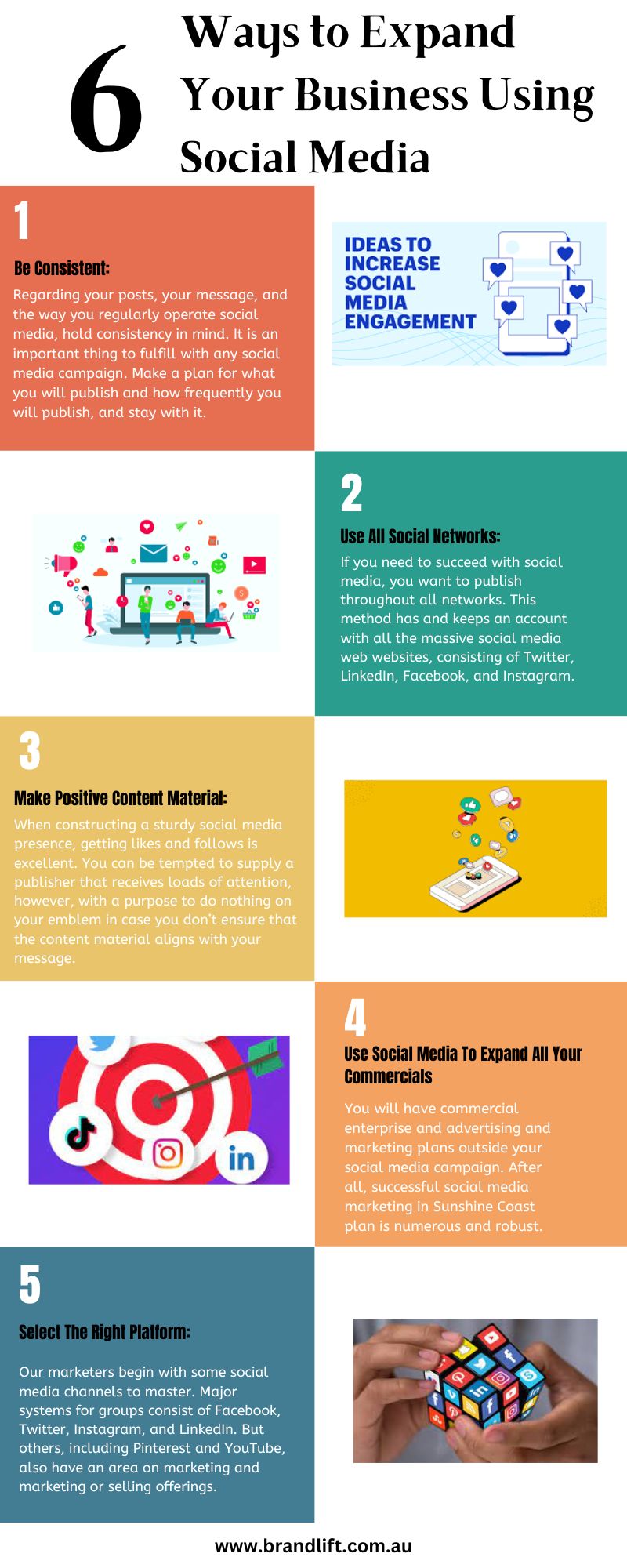 Top 6 Ways To Expand Your Business Using Social Media By Brand Lift On ...