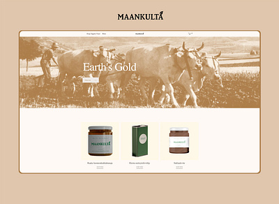 Maankulta branding ui ux webdesign