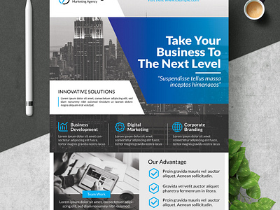 Corporate Flyer Template a4 banner business flyer corpoarte flyer design flyer graphic design illustration logo poster