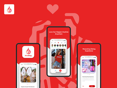 Kindling App Design android ios mobile app design uidesign