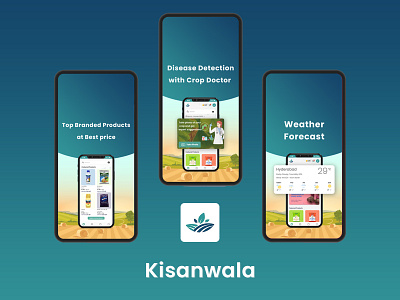 Kisanwala App android ios mobile app design uidesign