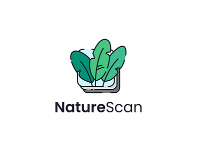 Plant Scan App Logo Design app branding design figma graphic design icon illustration ios logo logodesign minimal mobile mobile app plant plantapp plantscan typography ui ux vector