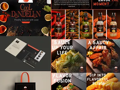 COOL DANDELIONS-Personal Project blender branding design graphic design illustration photoshop
