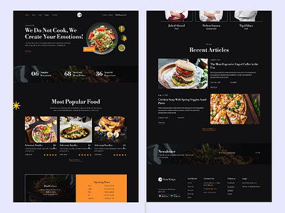 Food Website Design app design branding design food information web food web design landing page design online delivery food web ui ux ux design