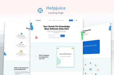 HelpJuice website design graphic design ui ux web design