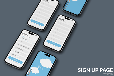 Sign Up challenge daily ui day 001 design figma figma design graphic design mobile mobile design product product design sign up ui uiux