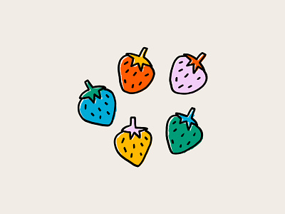 Frutillitas art art drawing dibujo dibujo digital digital art drawing fruit fruta frutilla illustration ilustracion photoshop straw strawberry