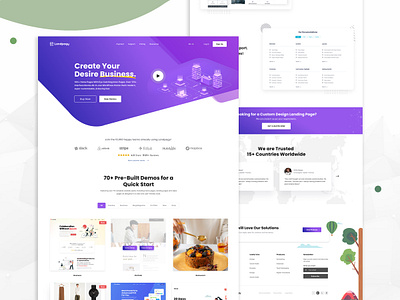 Landpagy Company Website design graphic design ui ux web design