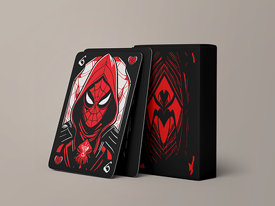 SPIDER DECK (6) adobe cards comisc custom customcards deck marvel playing cards spider spider man spiderman vector