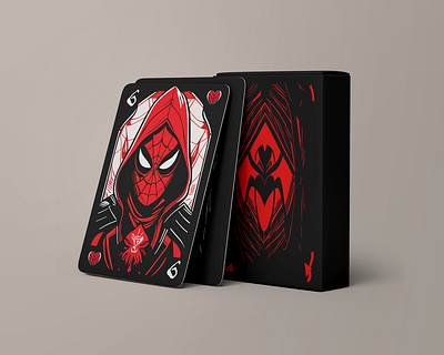 SPIDER DECK (6) adobe cards comisc custom customcards deck marvel playing cards spider spider man spiderman vector